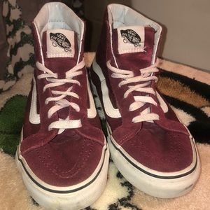 Vans high top shoes